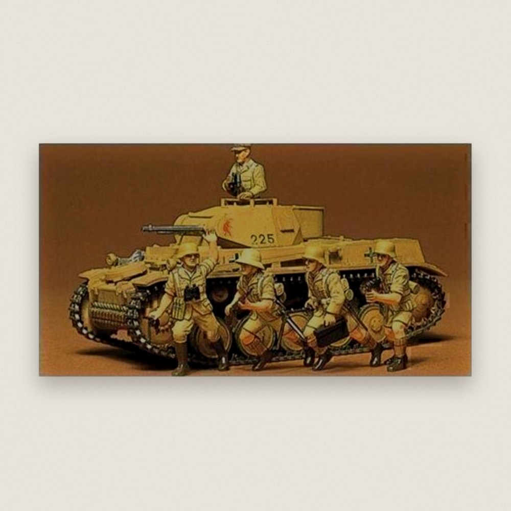 Plastic Model: Panzer Kampfwagen II, 1/35 - Tamiya