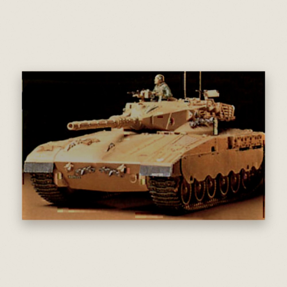 Merkava MBT Plastic Model Kit, Israeli 1/35 Scale - Tamiya