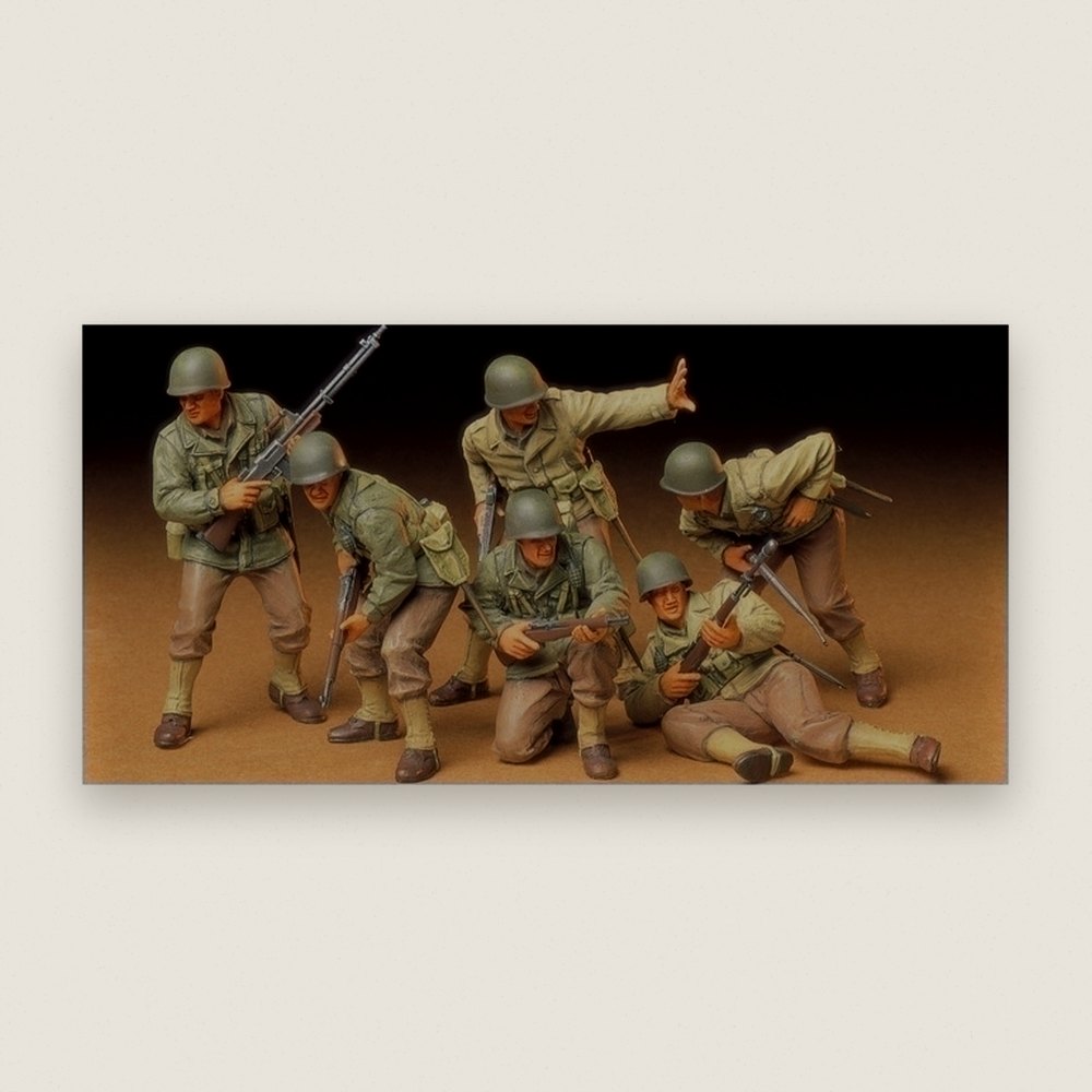 Assault Set, U.S. Army Plastic Model, 1/35 Scale - Tamiya