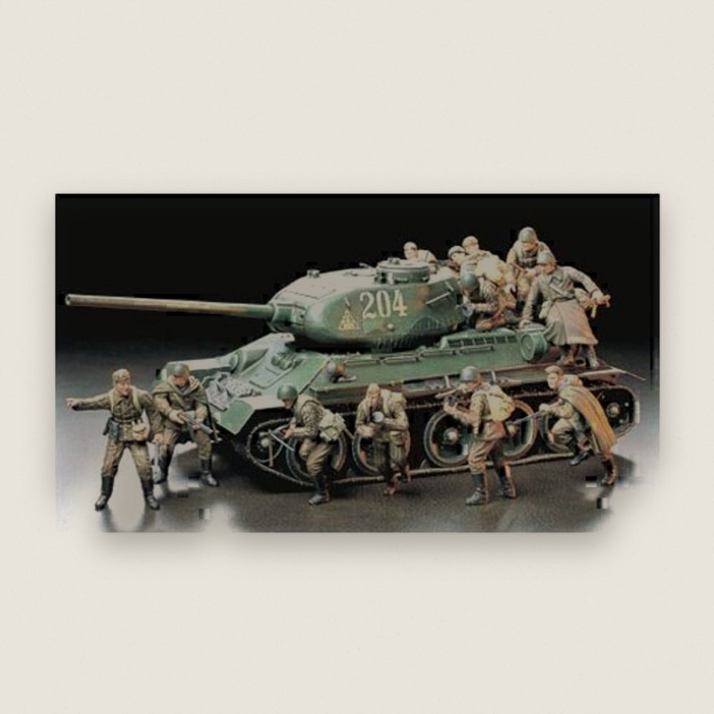 Assault Infantry, Russian Army Plastic Model Set, 1/35 Scale - Tamiya
