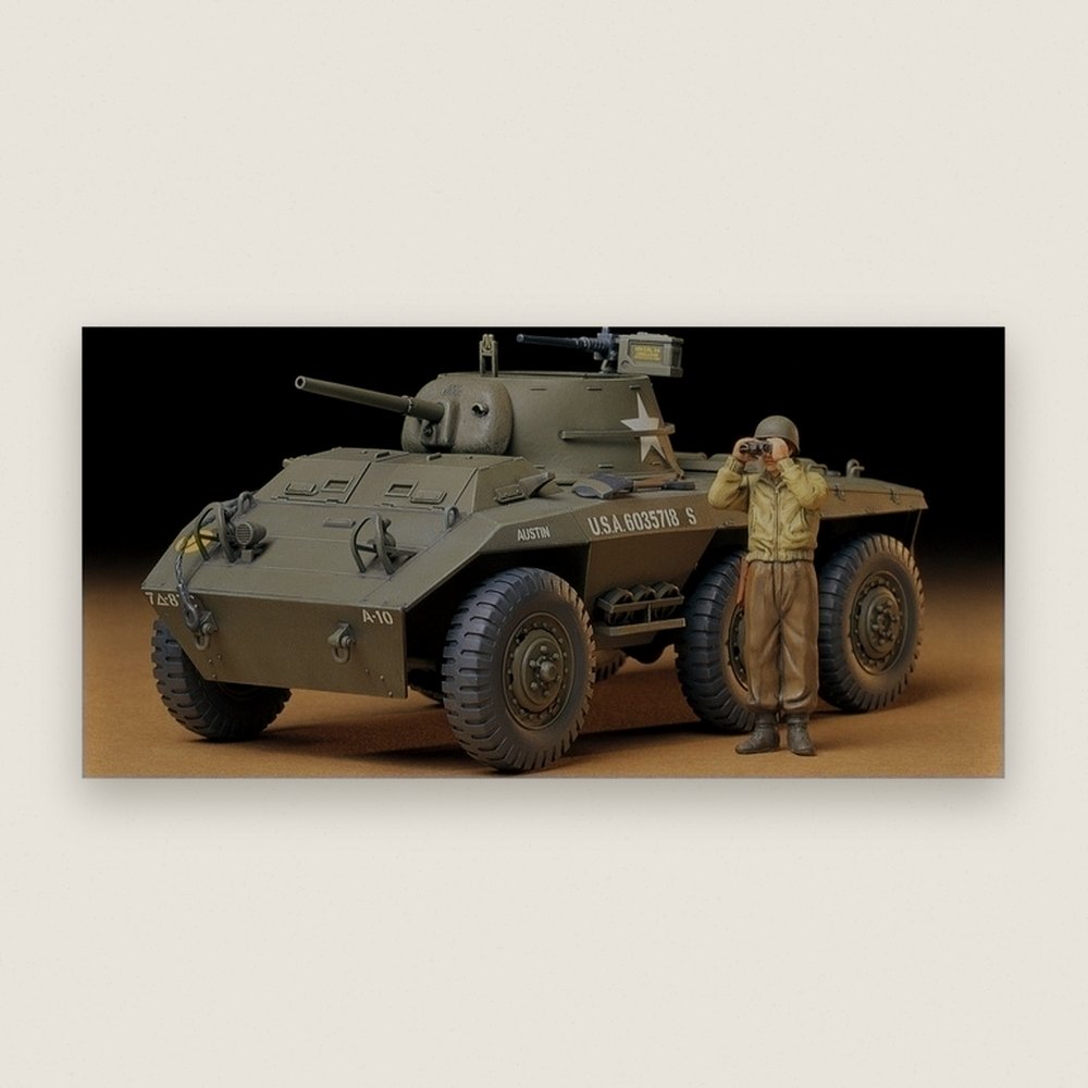 M8 Light Truck Greyhound Plastic Model Kit, U.S. 1/35 Scale - Tamiya
