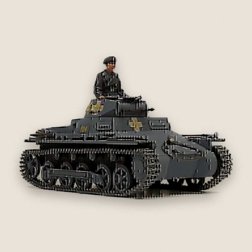 Panzer I Ausf.B Tank, German 1/35 Scale Plastic Model Kit - Tamiya