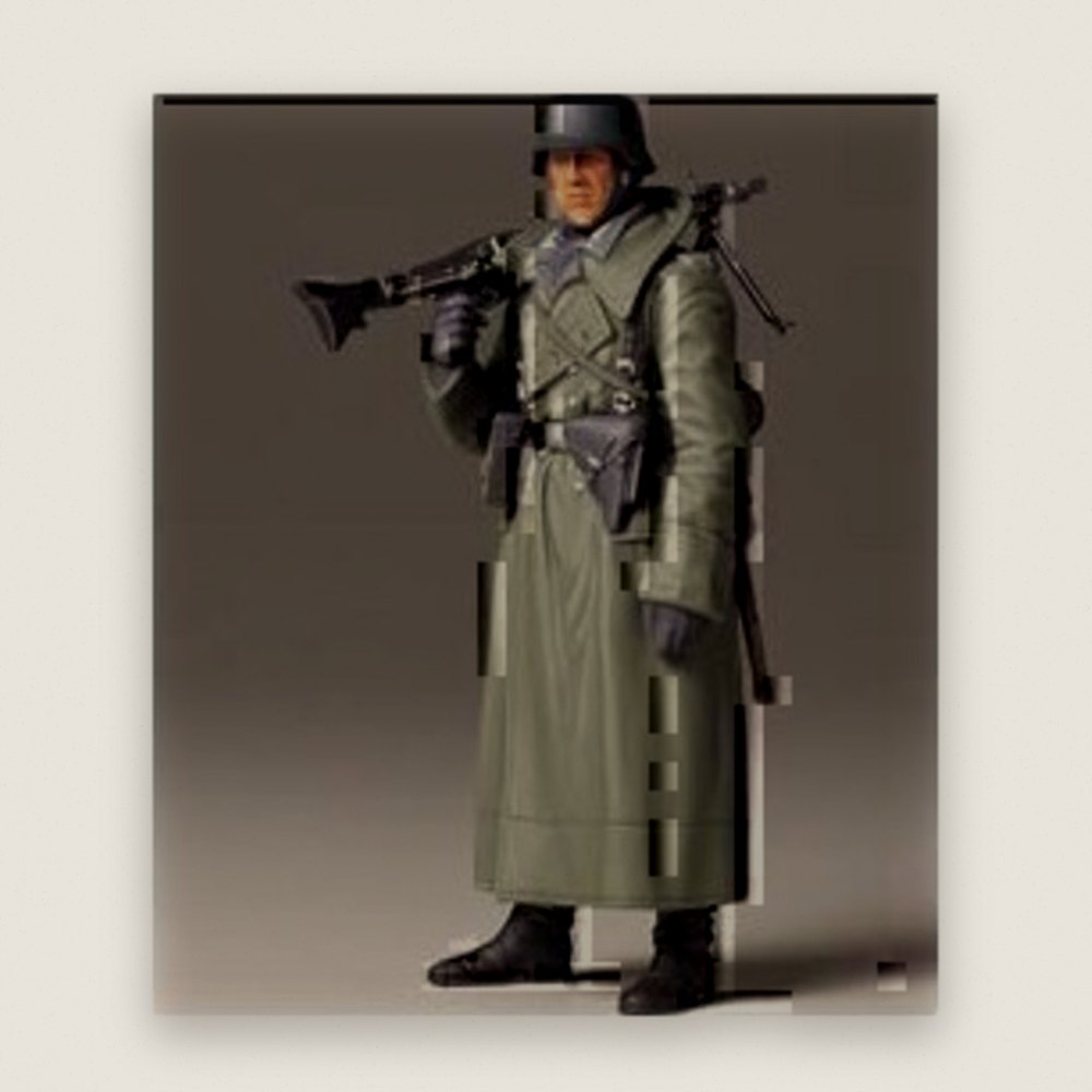 German Machine Gunner, 1/16 Scale Plastic Model - Tamiya