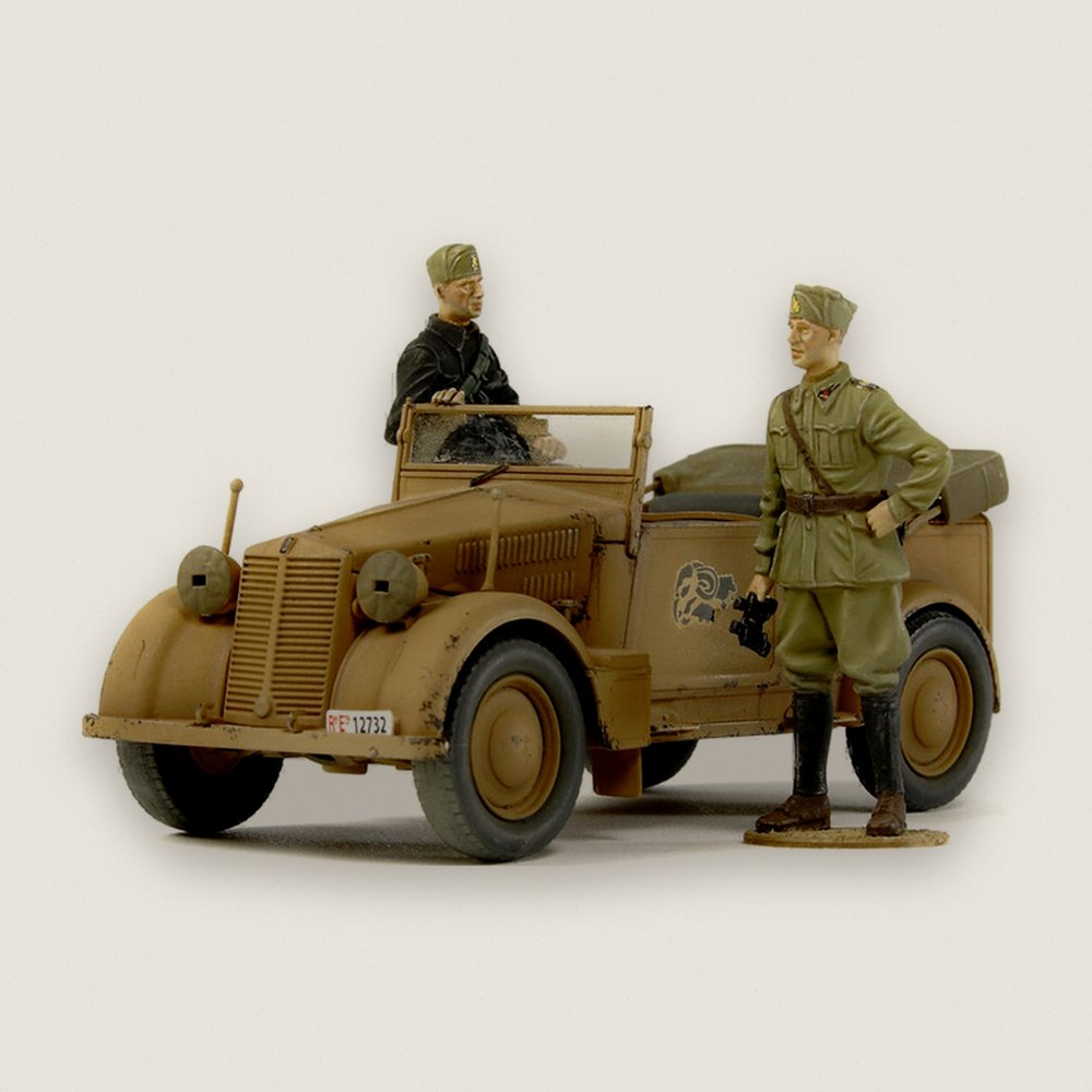 508cm Coloniale Staff Car, 1/35 Scale Plastic Model Kit - Tamiya
