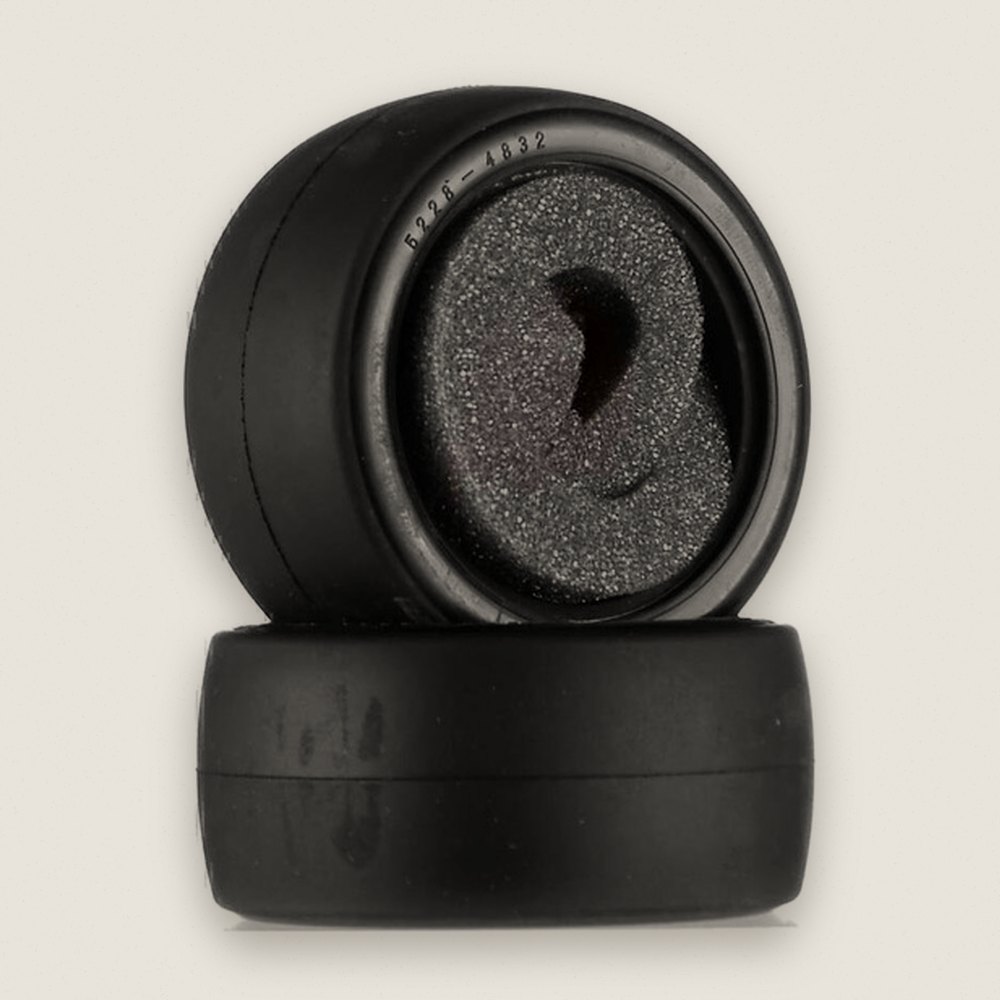 Wide Racing Slick RC Tires w/Inner Sponge 1pr