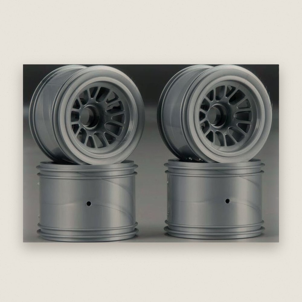 Mesh Wheels for Rubber Tires, F104, Set of 4 - Tamiya