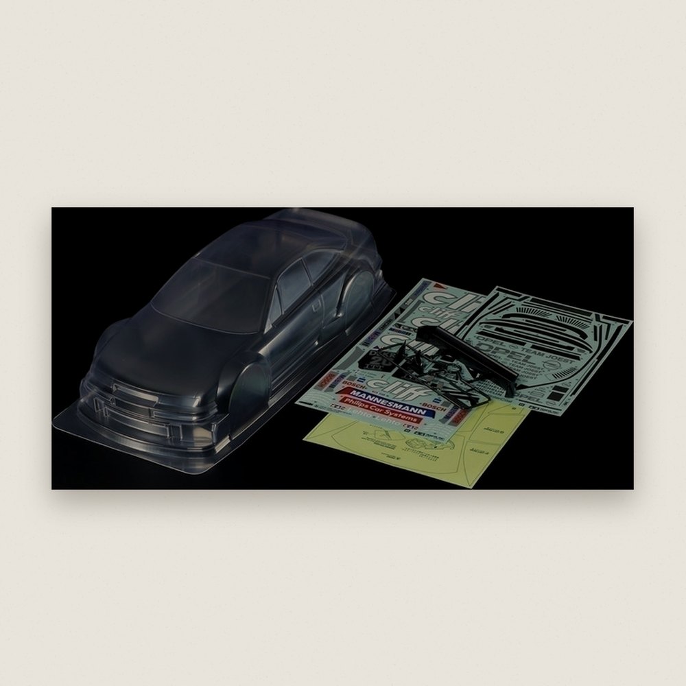Body Parts Set, 1:10 Scale RC Opel Calibra V6 Clif - Tamiya
