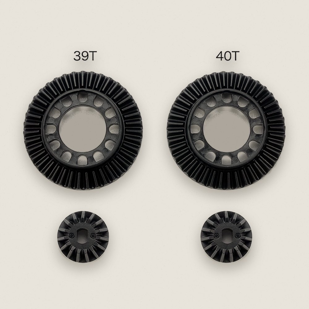Direct Coupling Ring Gear Set, 39T/40T for XV-02/TT-02 - Tamiya