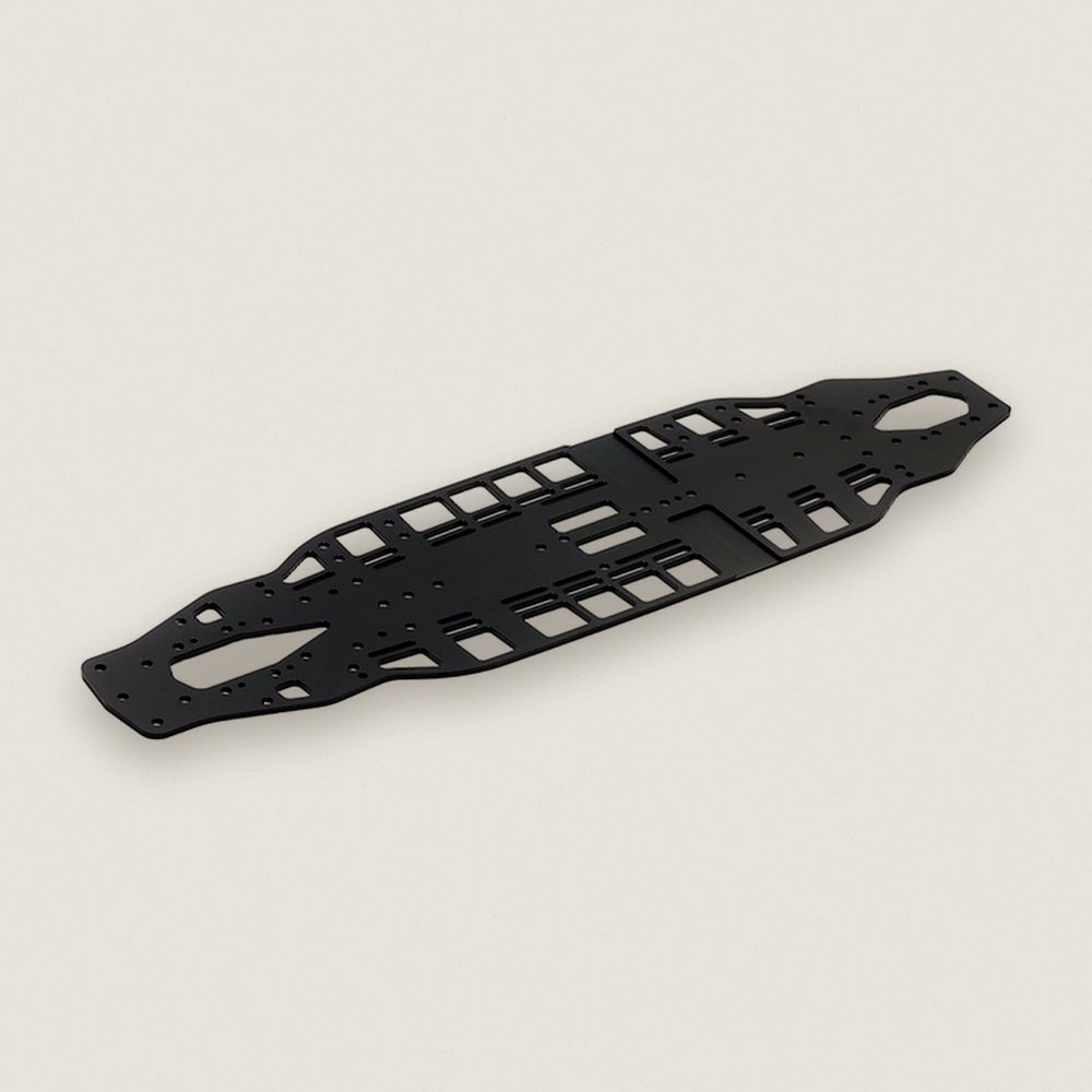 Aluminum Lower Deck for TRF421X - Tamiya
