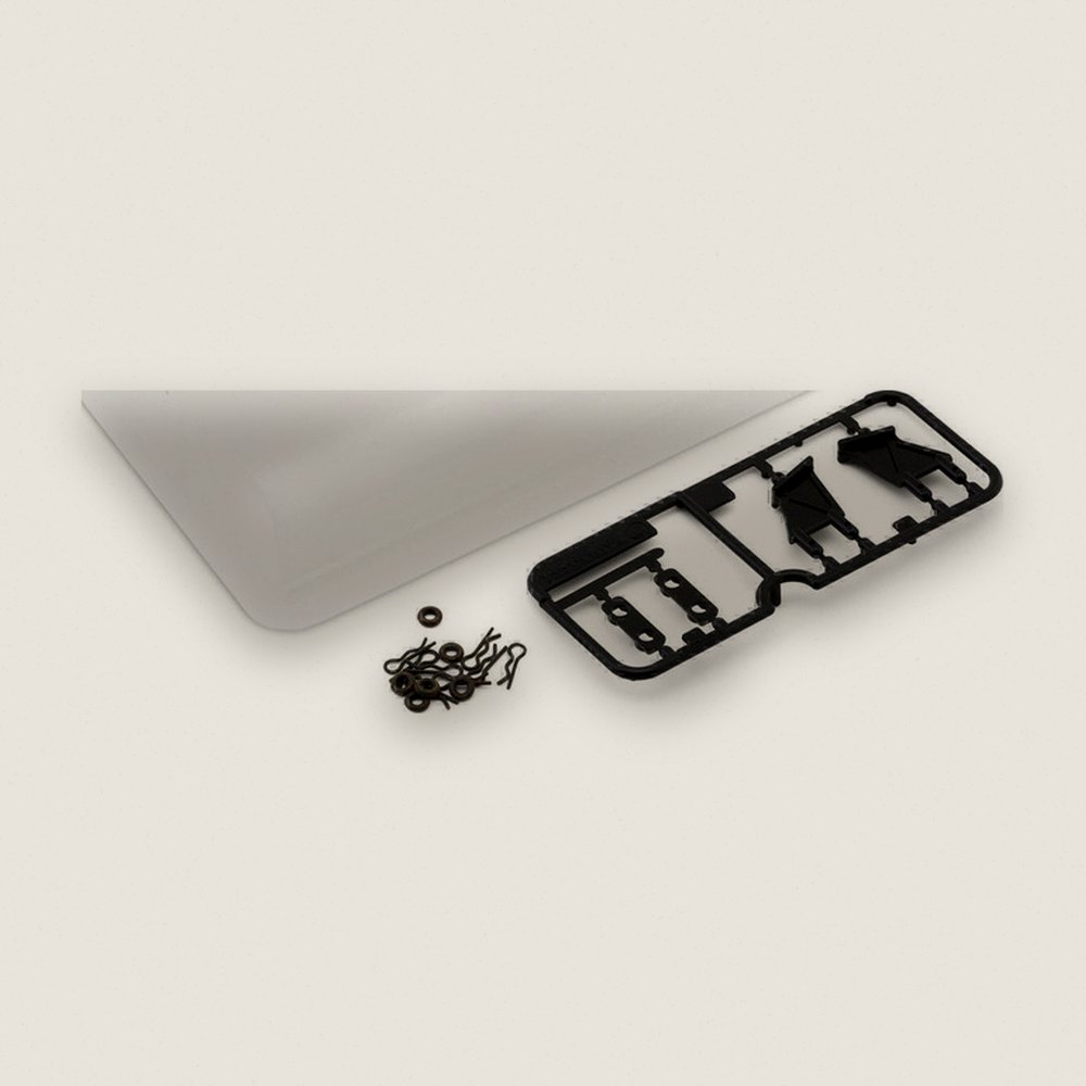 Tc Racing Rear Wing Set (Clear)