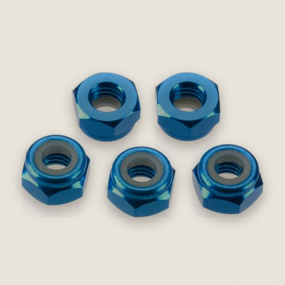 Lock Nut, Aluminum 4mm - Tamiya
