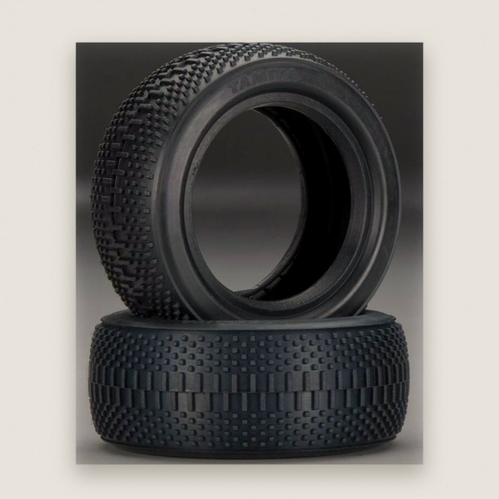 Dual Block Tires, Front 62/25 for K 4WD - Tamiya