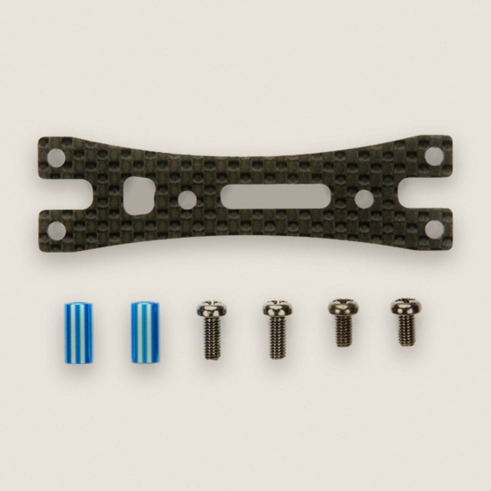 Bulkhead Plate, Carbon Rear for Rm01 - Tamiya