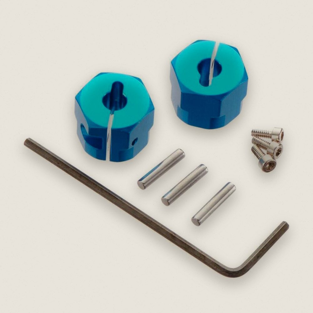 Clamp Type Aluminum Wheels Hub 9mm Thick 2pcs