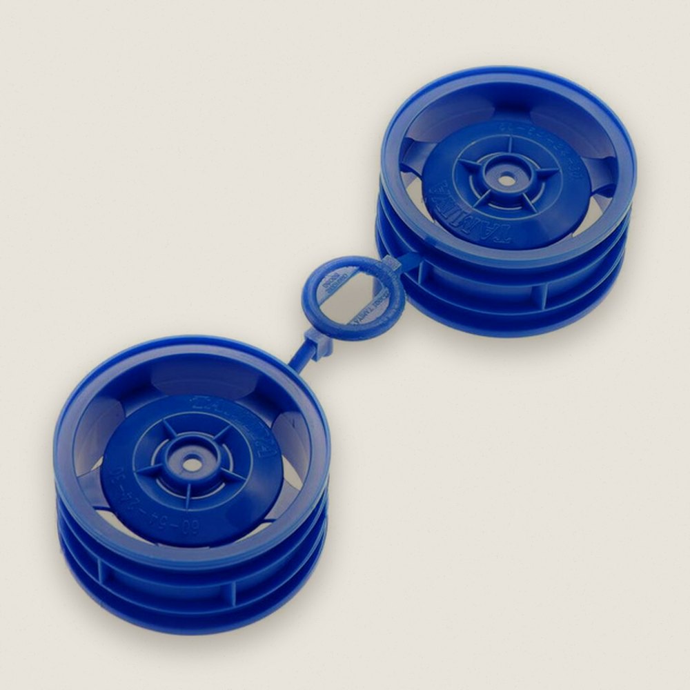 Star-Dish Wheels Blue 4WD Buggy Front