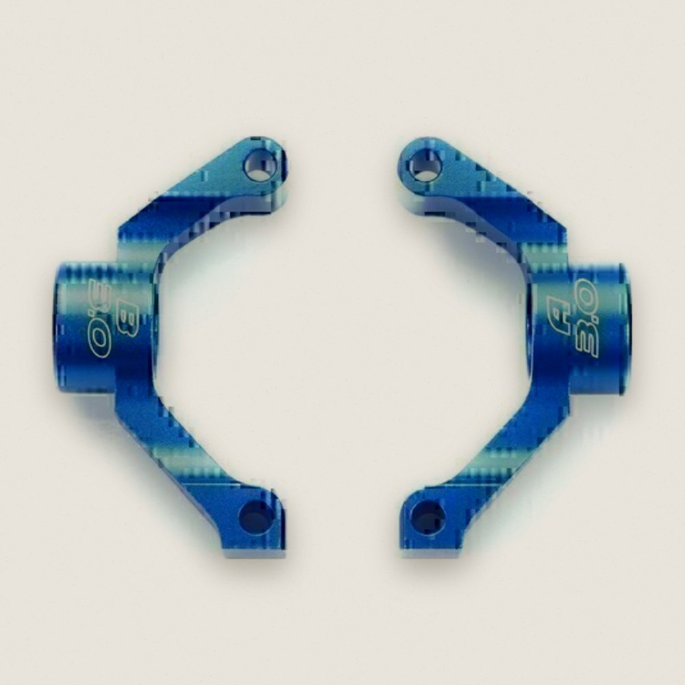 Rear Uprights, Aluminum 3.0 Degree for Tt-02 - Tamiya