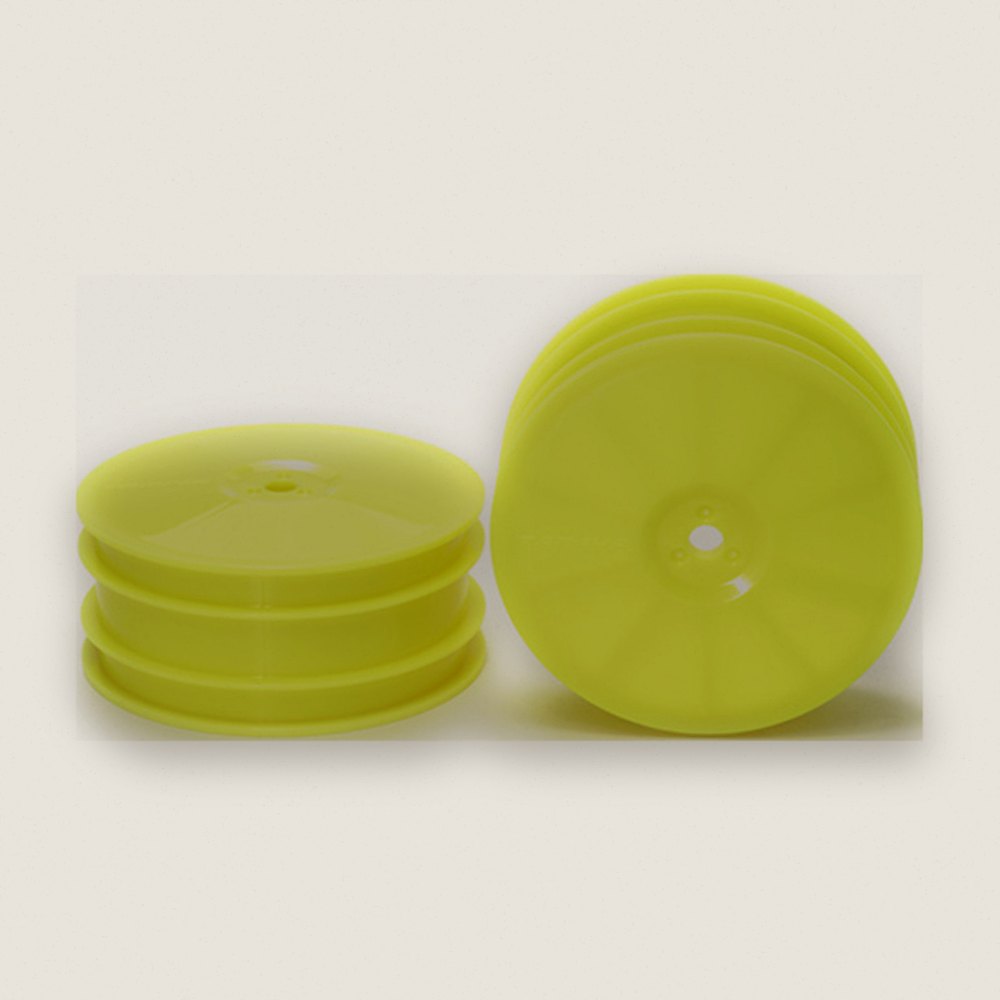 Dish Wheels, Yellow Front Hex Hub for RC4WD Buggy - Tamiya