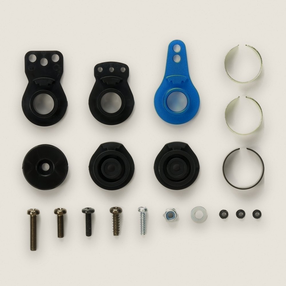 Servo Saver Set, Hi-Torque with Aluminum Horn for TT-02 - Tamiya