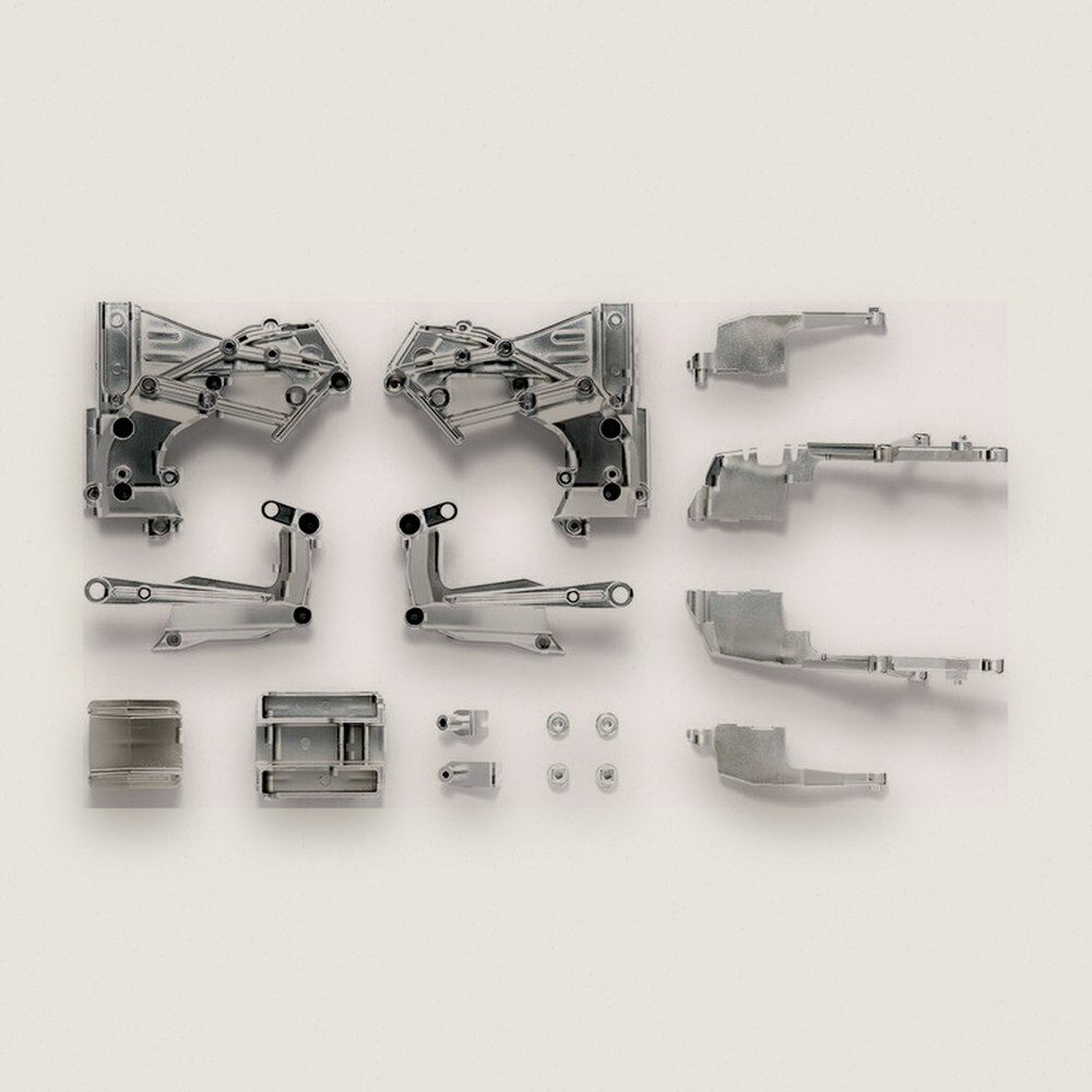 Frame C Parts, Semi-Gloss Plated for T3-01 - Tamiya