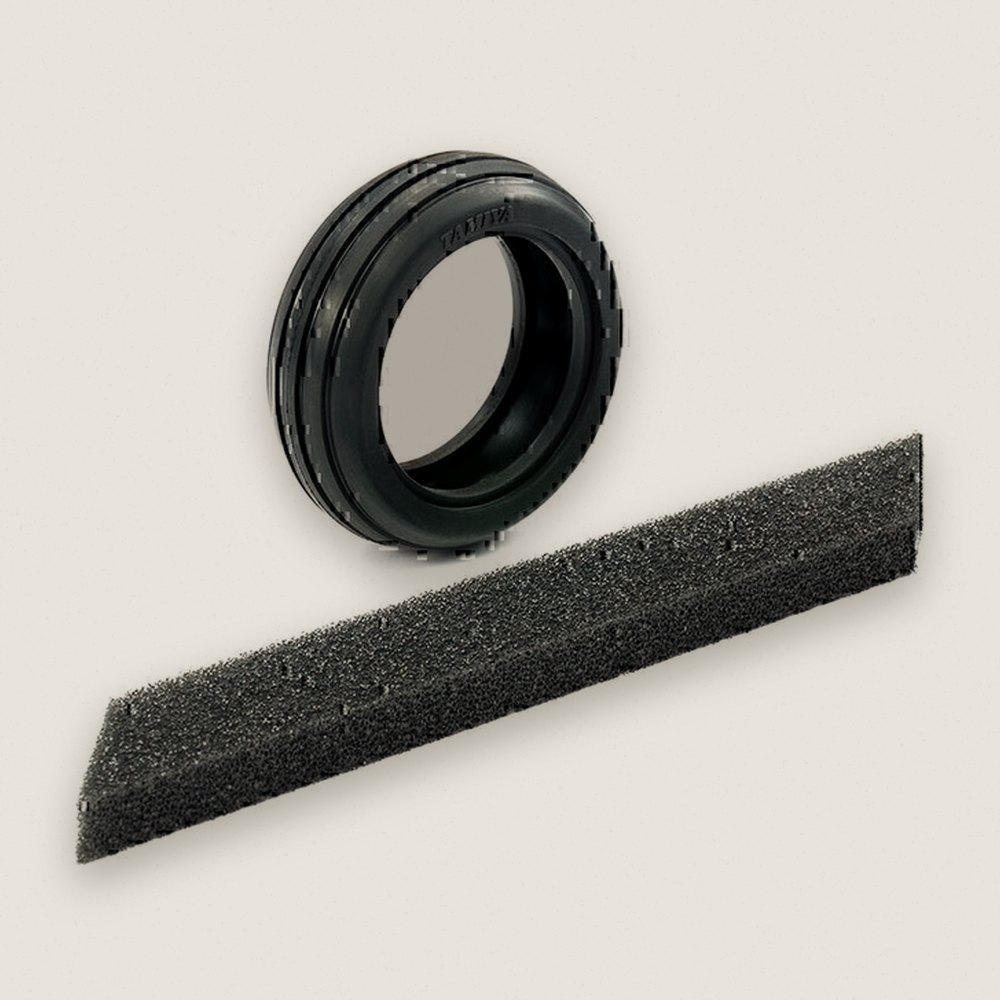 Front Tire, Single Soft for T3-01 - Tamiya