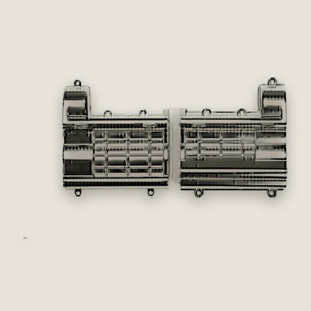 Gearbox, Matte Plated for RC Tractor Truck - Tamiya