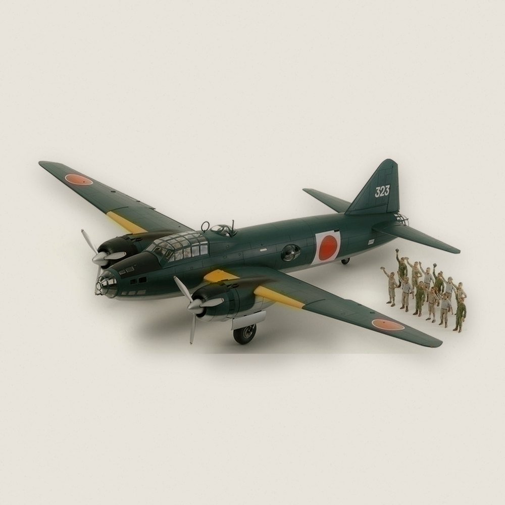 Mitsubishi G4M1 Model 11 Admiral Yamamoto Transport, with 17 Fi, 1/48 - Tamiya