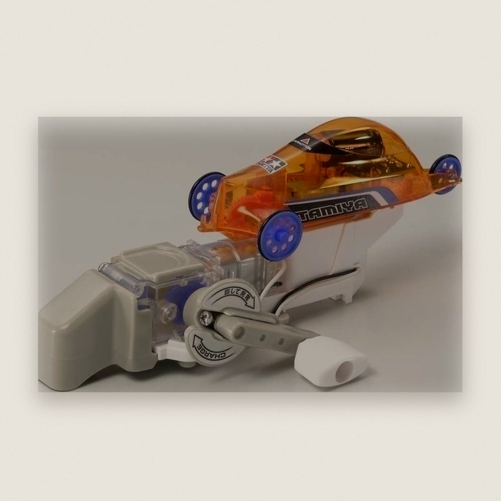 Wind-Up Power Generator Set, Educational Toy - Tamiya