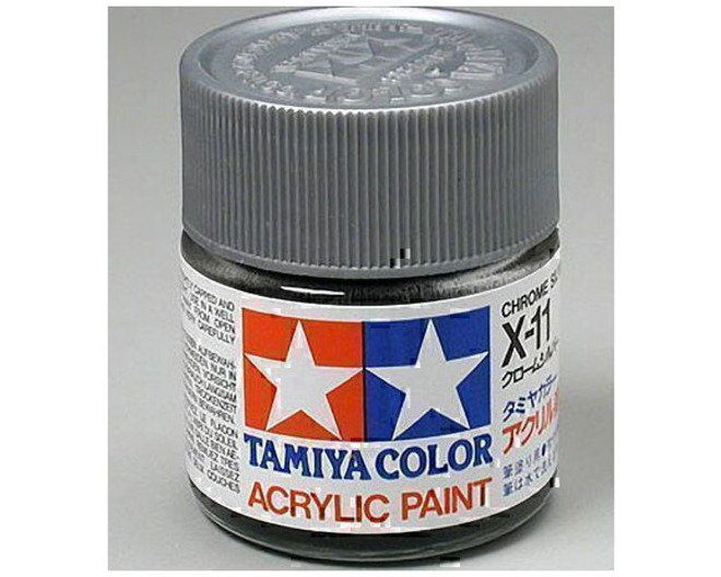 Acrylic X11 Gloss Chrome Silver