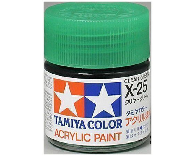 Acrylic X25 Gloss Clear Green