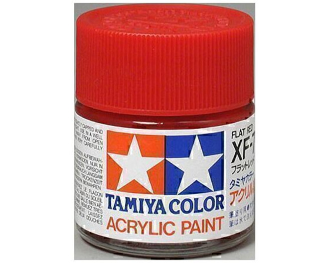Acrylic Xf7 Flat Red