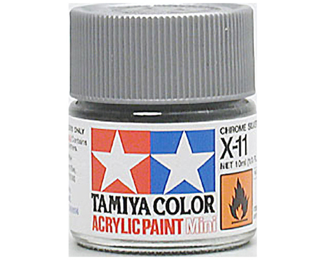 Acrylic Mini X11 Chrome Silver