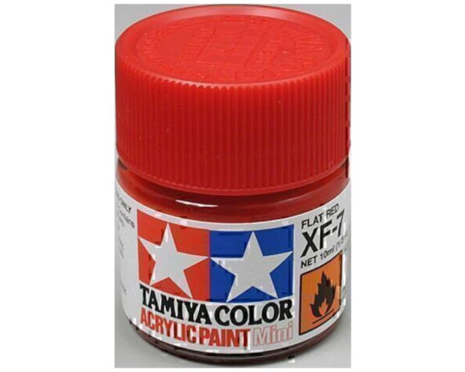 Acrylic Mini XF7 Flat Red
