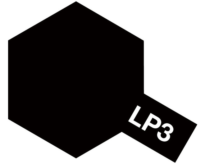 Lacquer Paint LP-3 Flat Black 10 ML