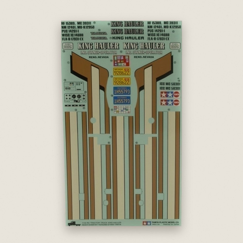 Body Sticker, 56301 - Tamiya