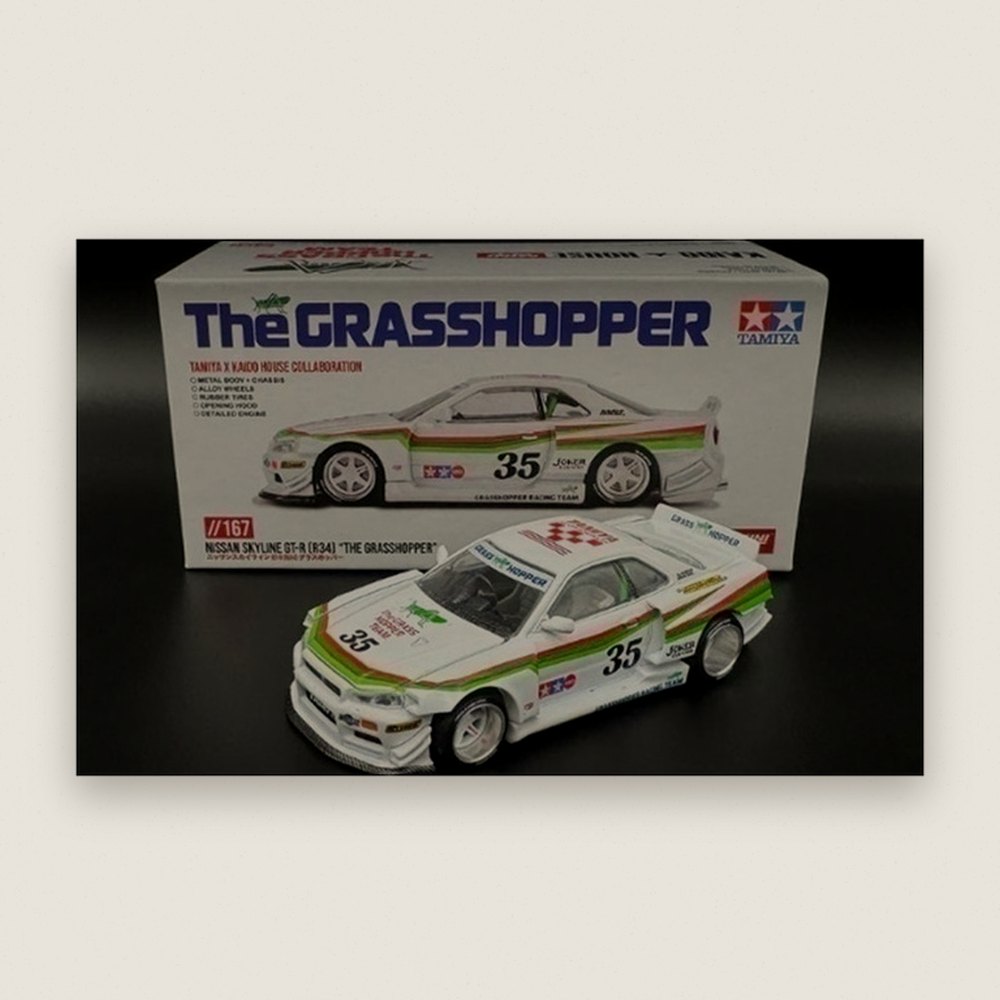 1/64 Kaido GT Nissan Skyline GT-R R34 Tamiya X Kaido House ?The