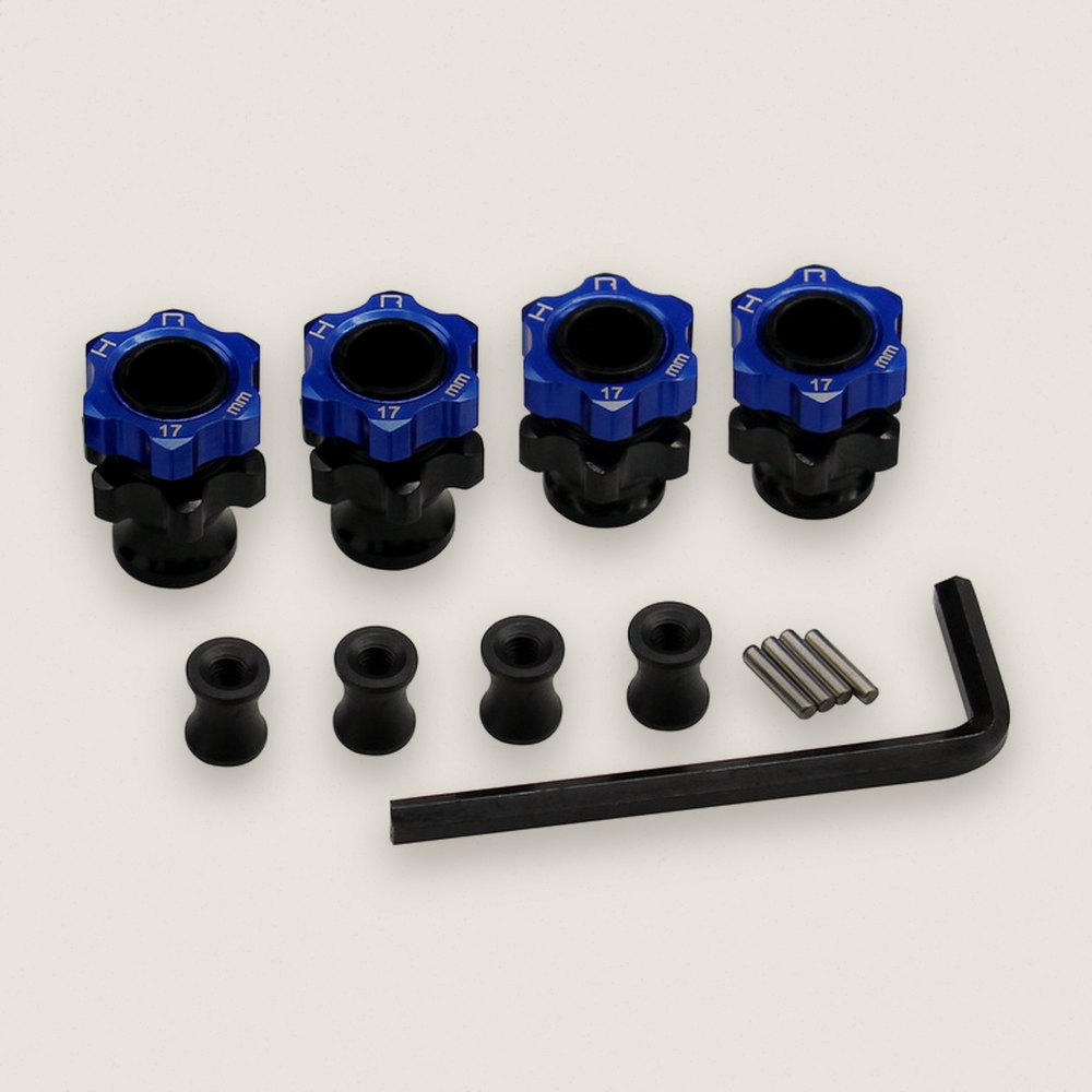 Light Weight 17mm Aluminum Hubs F+3mm - TRA 1:10 2WD
