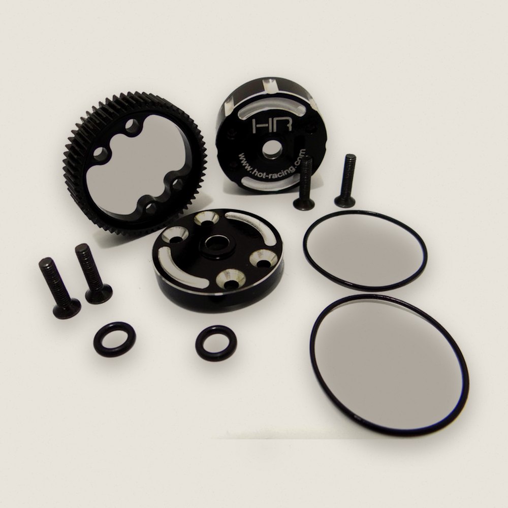 Differential Case, Sealed Aluminum, for Traxxas 2WD Electric - Hot Racing