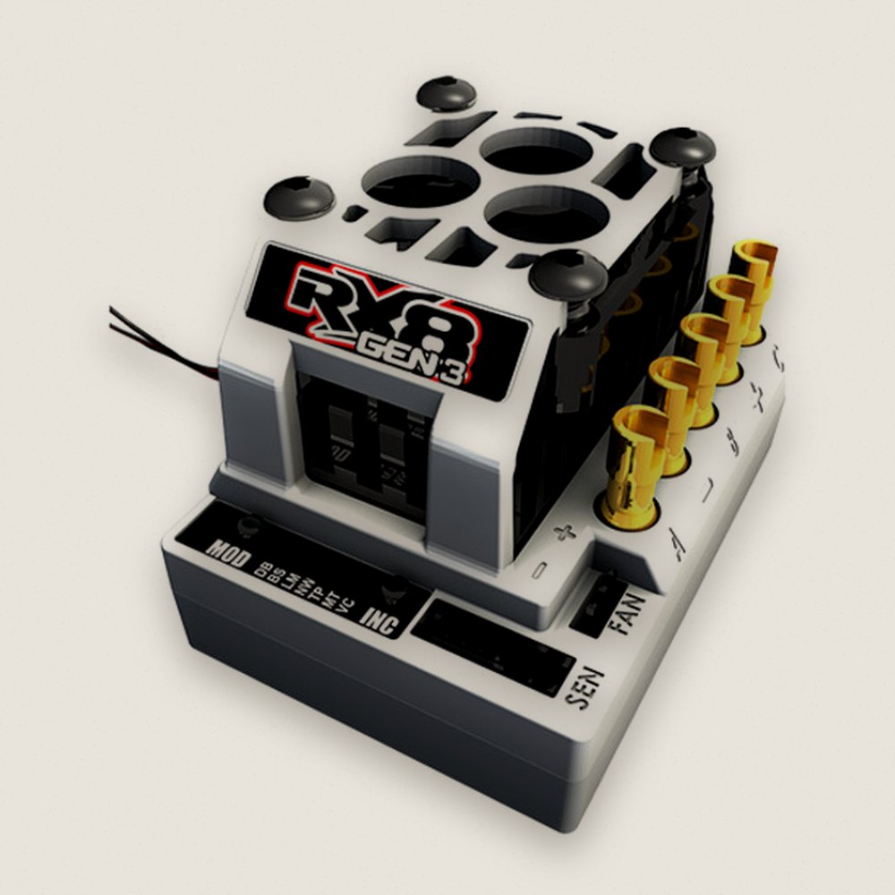 Rx8 Gen3 1/8 Scale Esc Brushed/ brushless Sensored/Sensorless