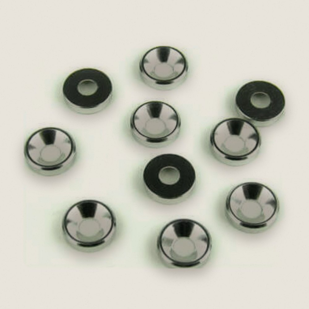 Countersunk Washers, M3, Aluminum Natural, 10 Pieces - Tekno RC