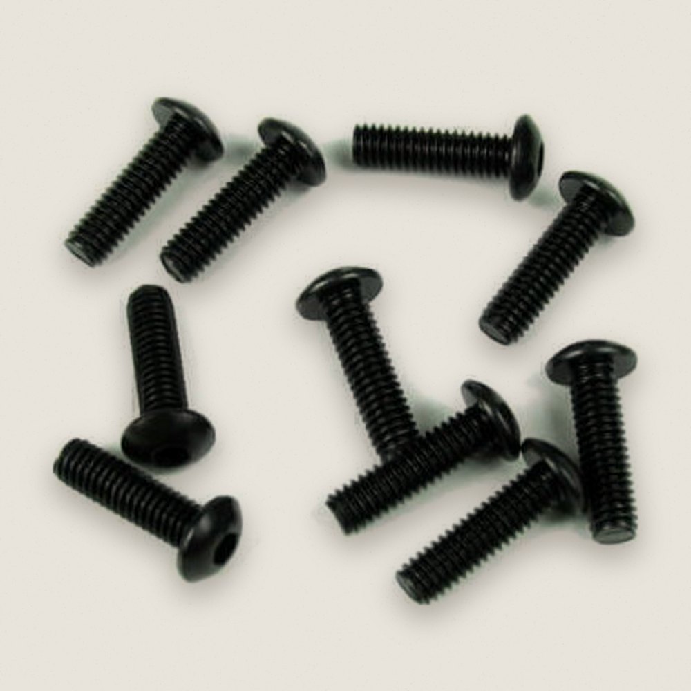 M4x12mm Button Head Screws (black 10 pieces)