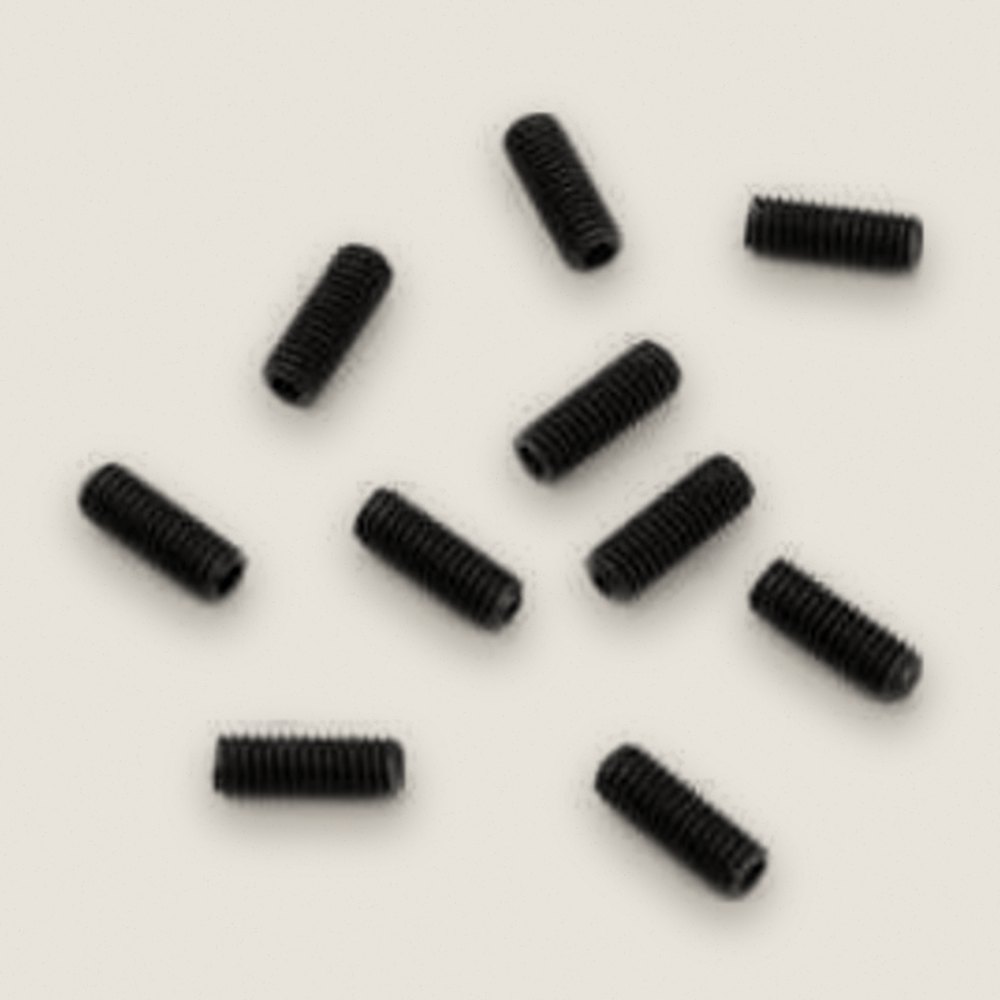 M3x8mm Set Screws (black 10 pieces)