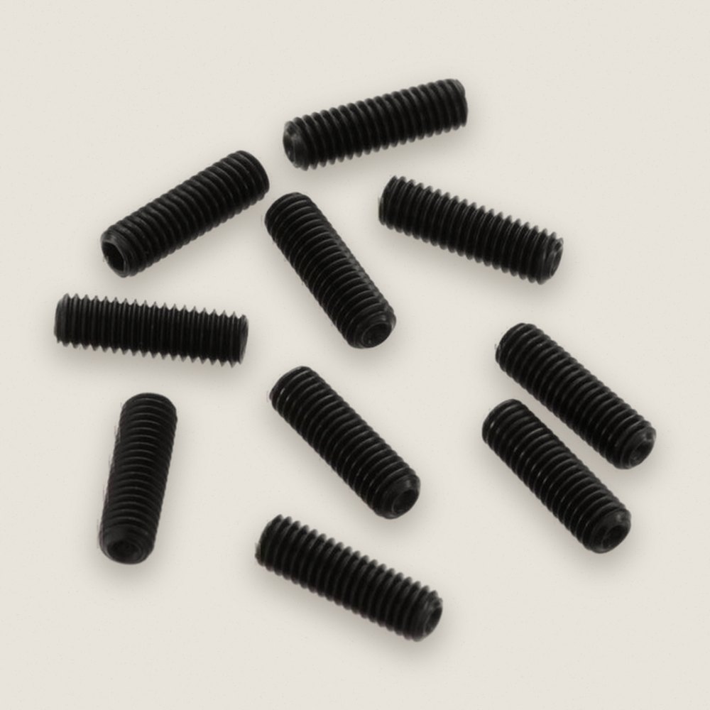 Set Screws, Mx10mm Black (10 Pieces) - Tekno RC