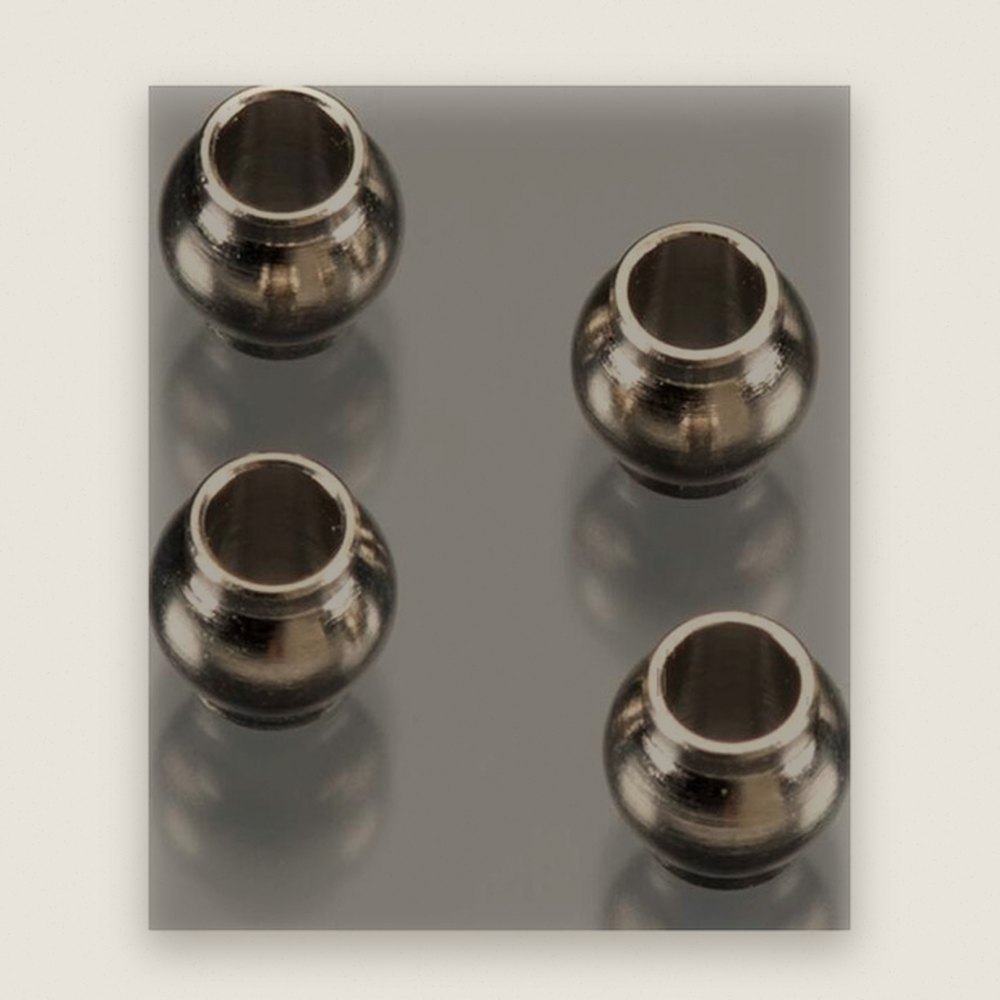 Pivot Balls, 5.8mm, No Flange, Brake/Steering Linkage, 4 Pieces - Tekno RC