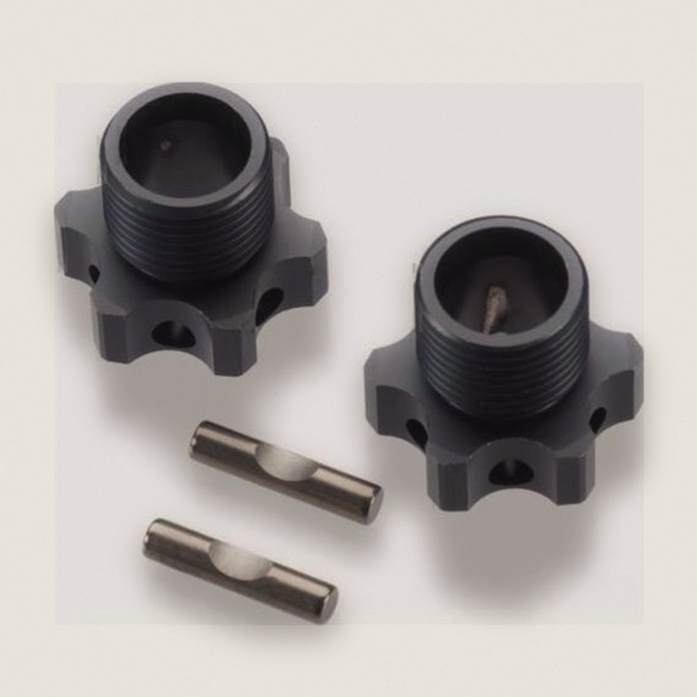 Wheels Hubs 17mm 2mm Offset W/Pins EB48 (2)
