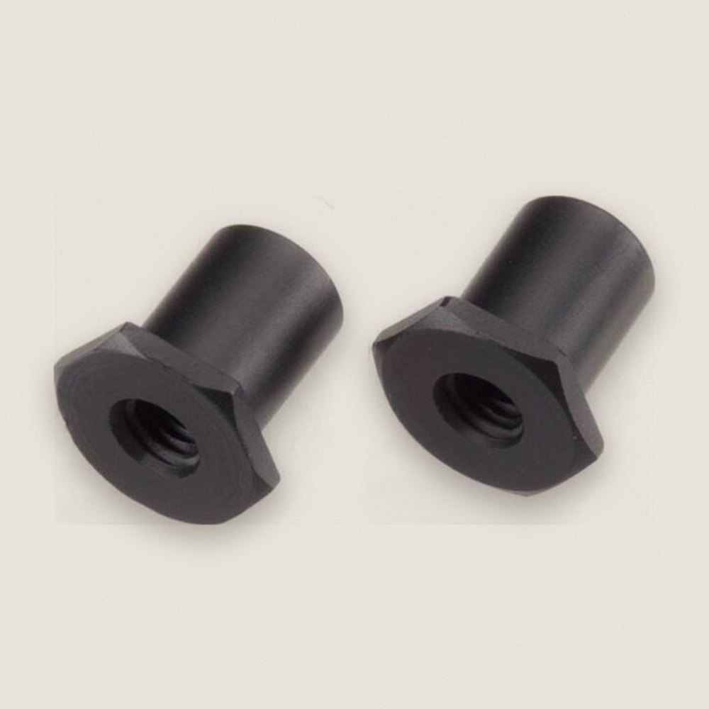 Steering Rack Bushings, Aluminum (2) for EB48/Sct410 - Tekno RC