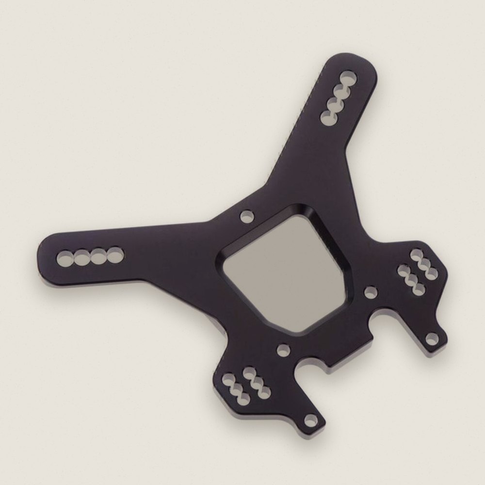Front Shock Tower, Gunmetal Anodized for Eb/NB48.3 - Tekno RC