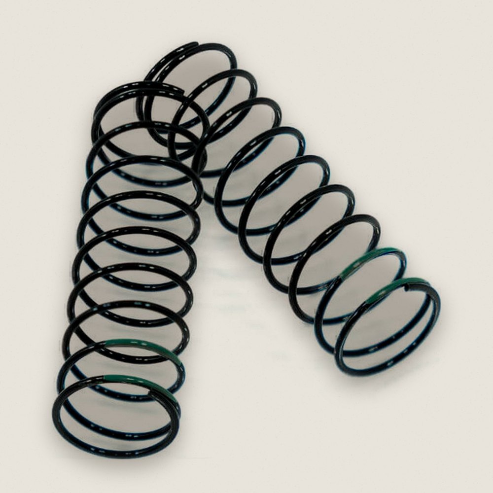 Shock Spring Set, 1.5 x 10.25T, 3.48lb/in, 73mm, Green - Tekno RC