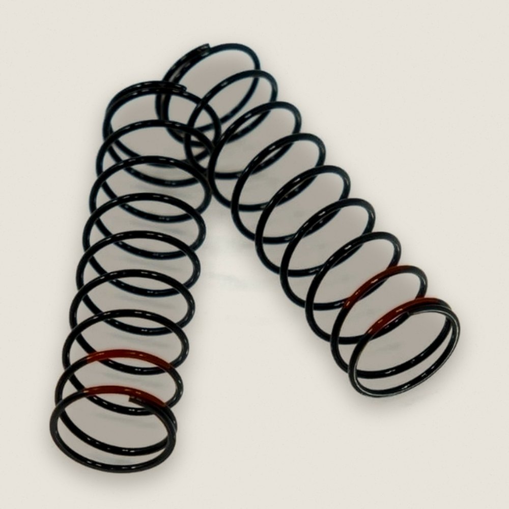 Shock Spring Set, 1.5 x 9.5T, 3.83lb/in, 78mm, Red - Tekno RC