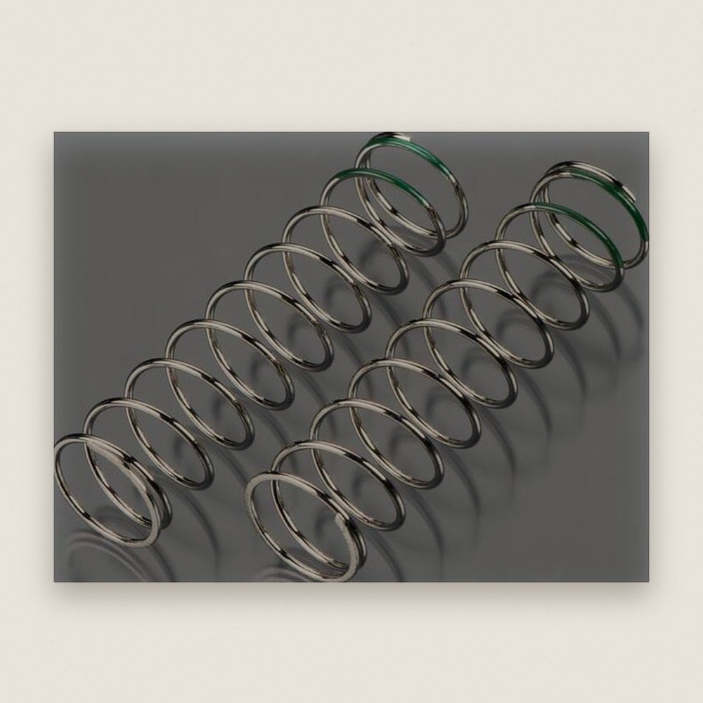 Shock Spring Set 1.6x10.0T 90mm Green 4.20lb/in