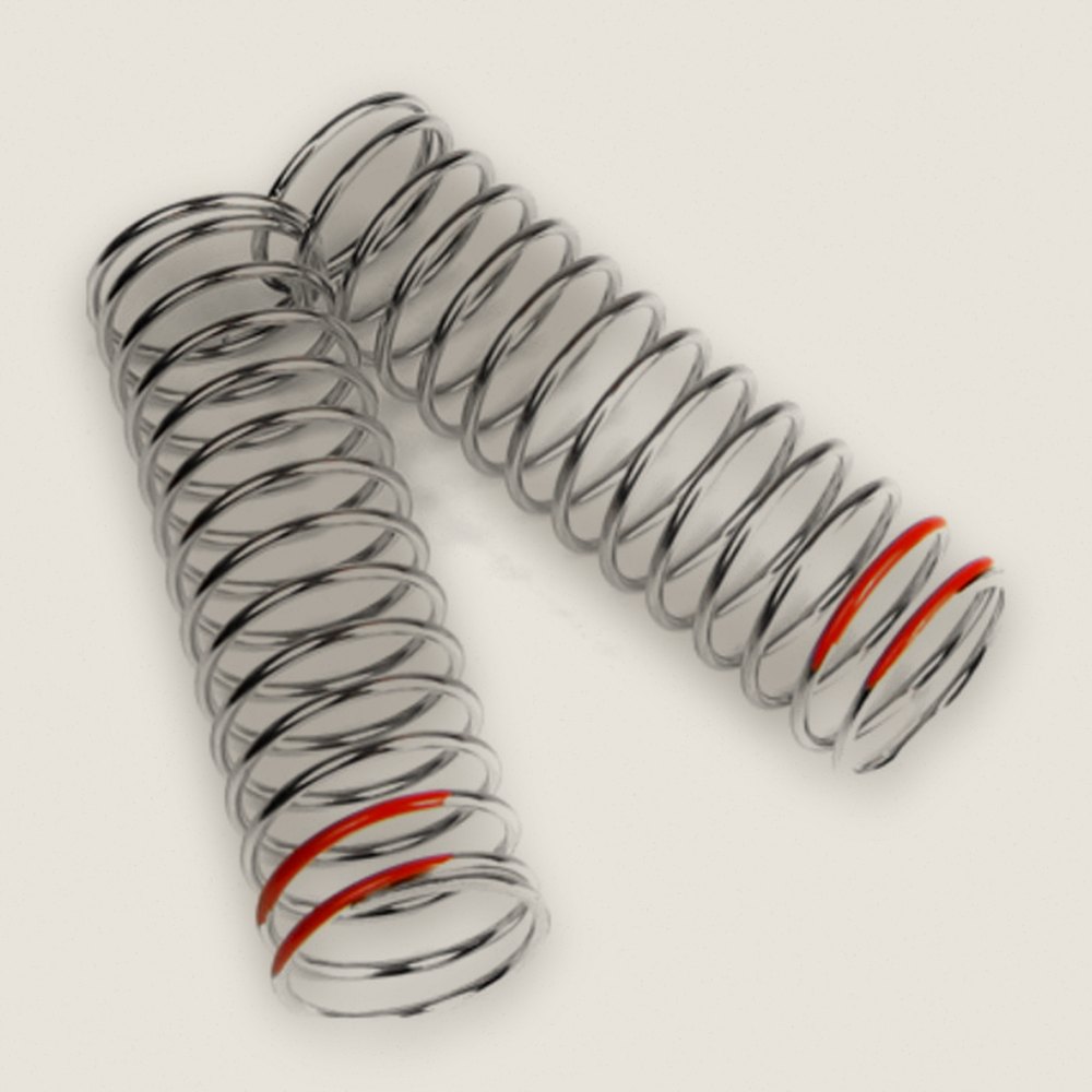 Low-Frequency Rear Shock Spring Set, Red - Tekno RC